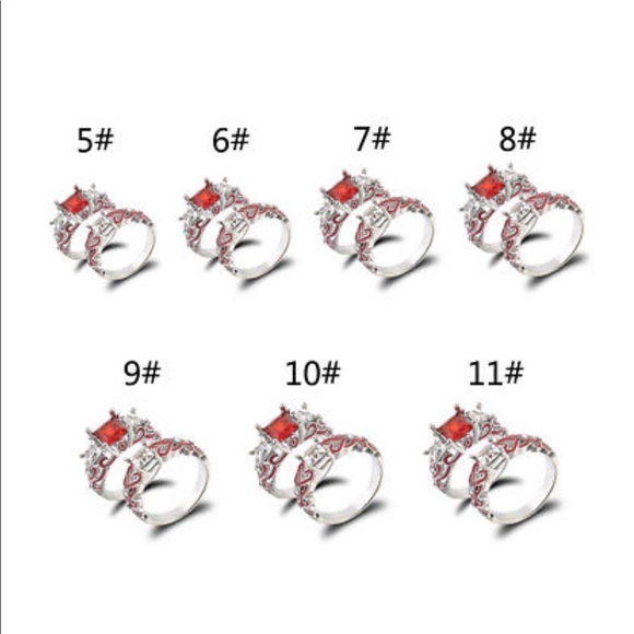 NWT Beautiful couples rings stainless steel - Picture 6 of 8